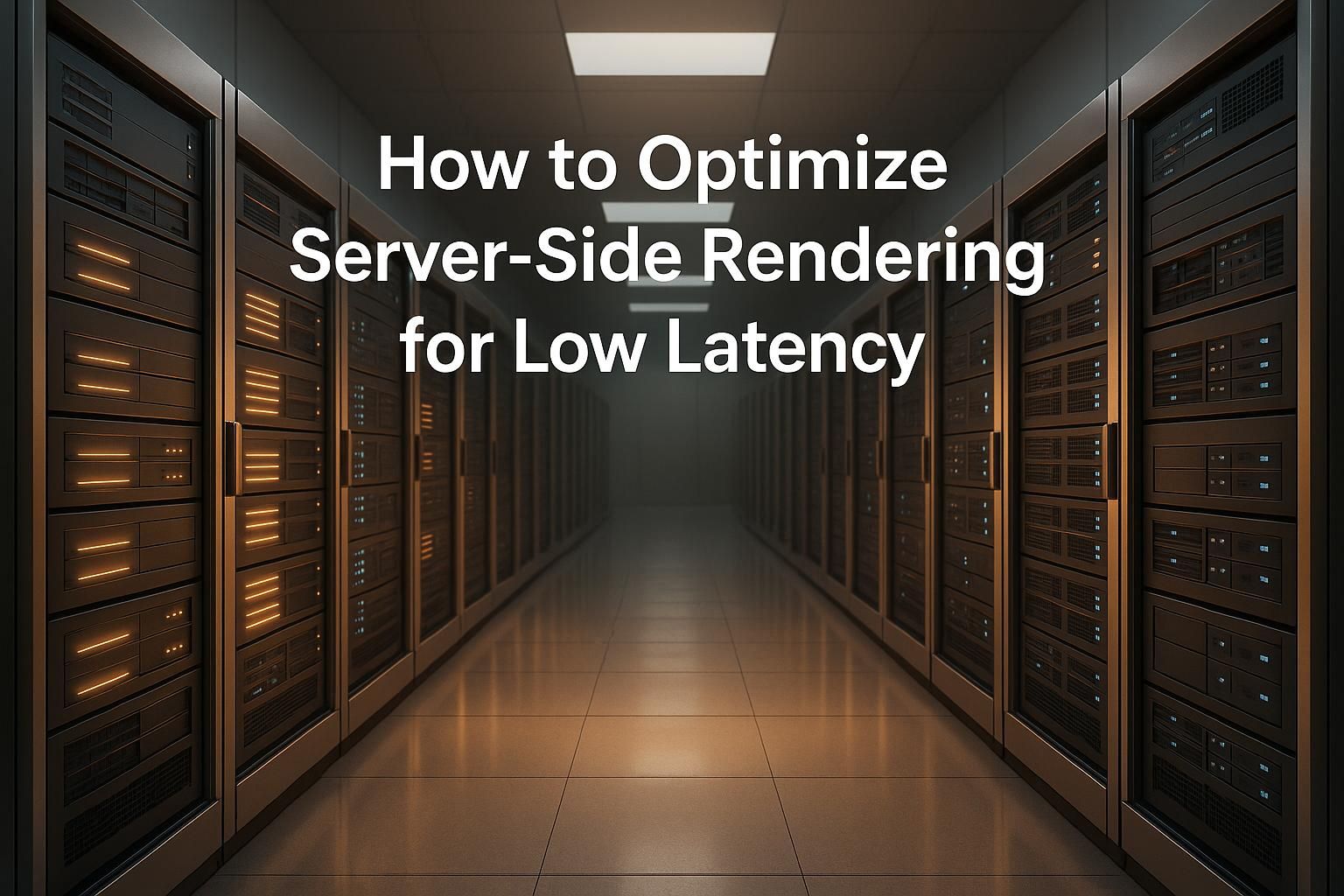 How to Optimize Server-Side Rendering for Low Latency