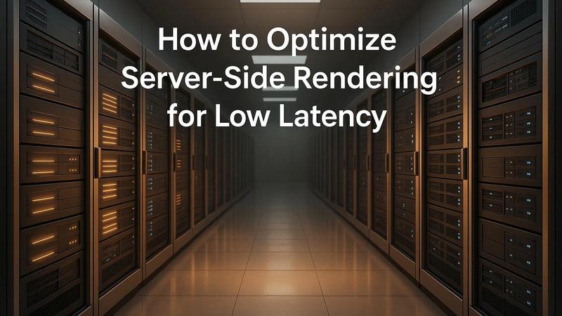 How to Optimize Server-Side Rendering for Low Latency