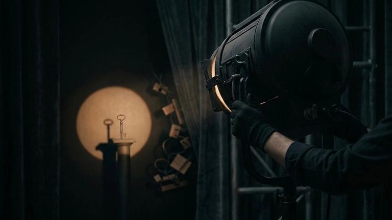 Focused spotlight revealing hidden elements, representing how testing exposes only part of system behavior