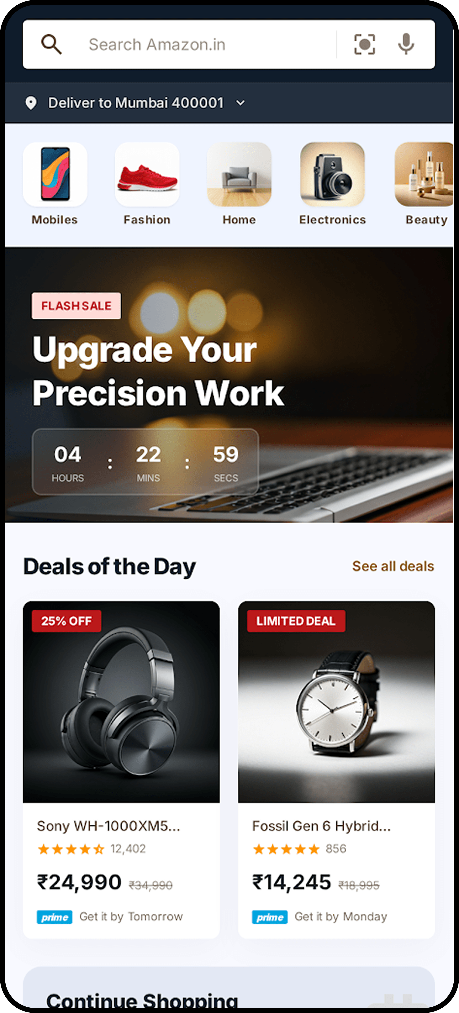 Amazon Countdown Timer Notifications