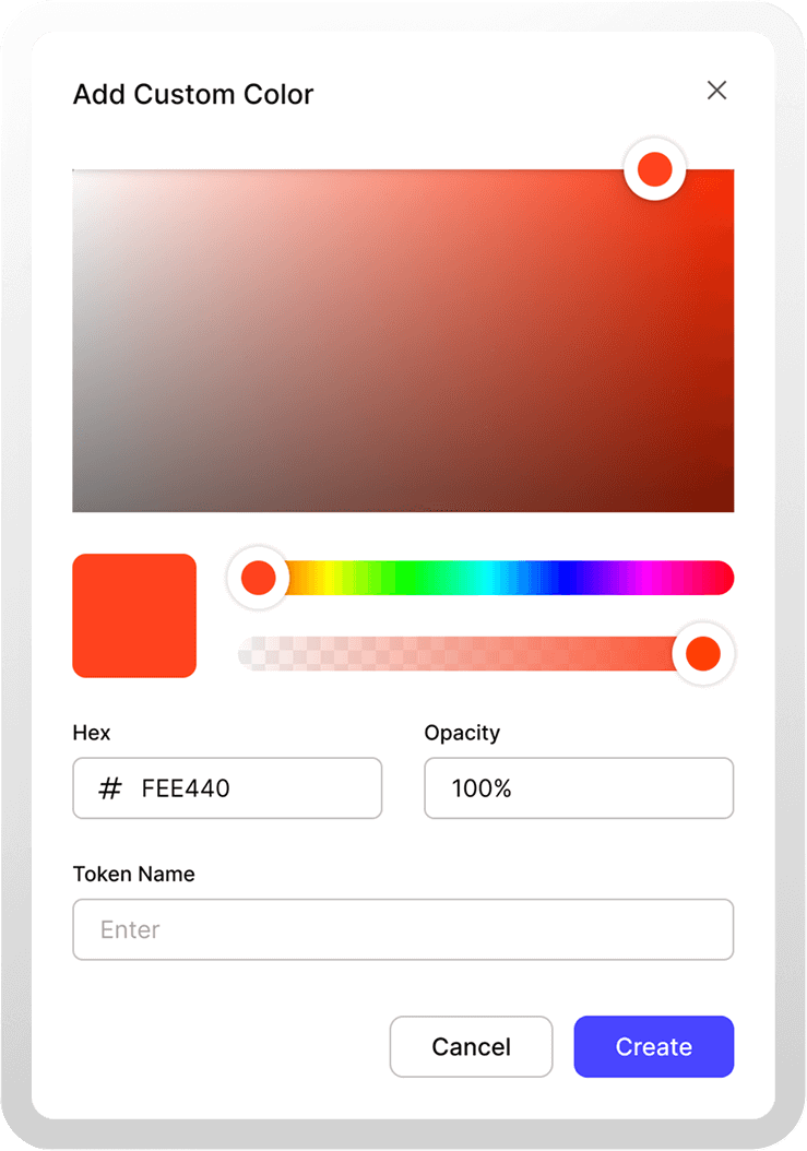 Color selector tool