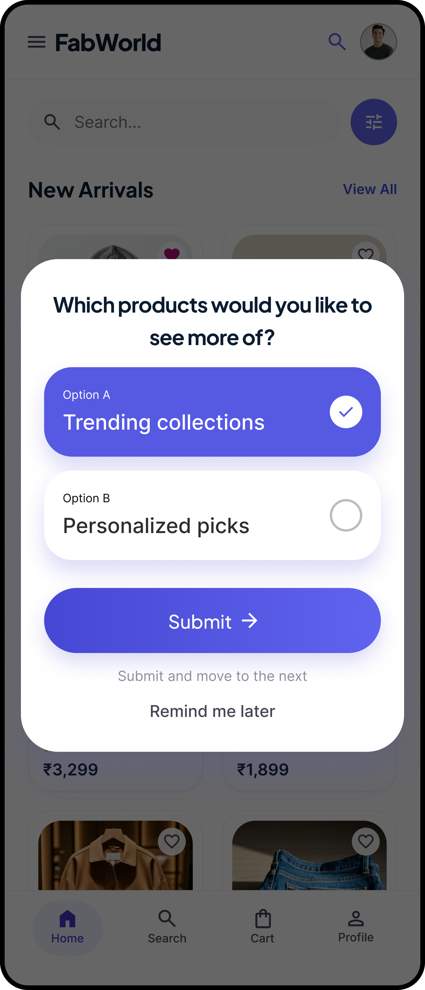 Preferences & interests