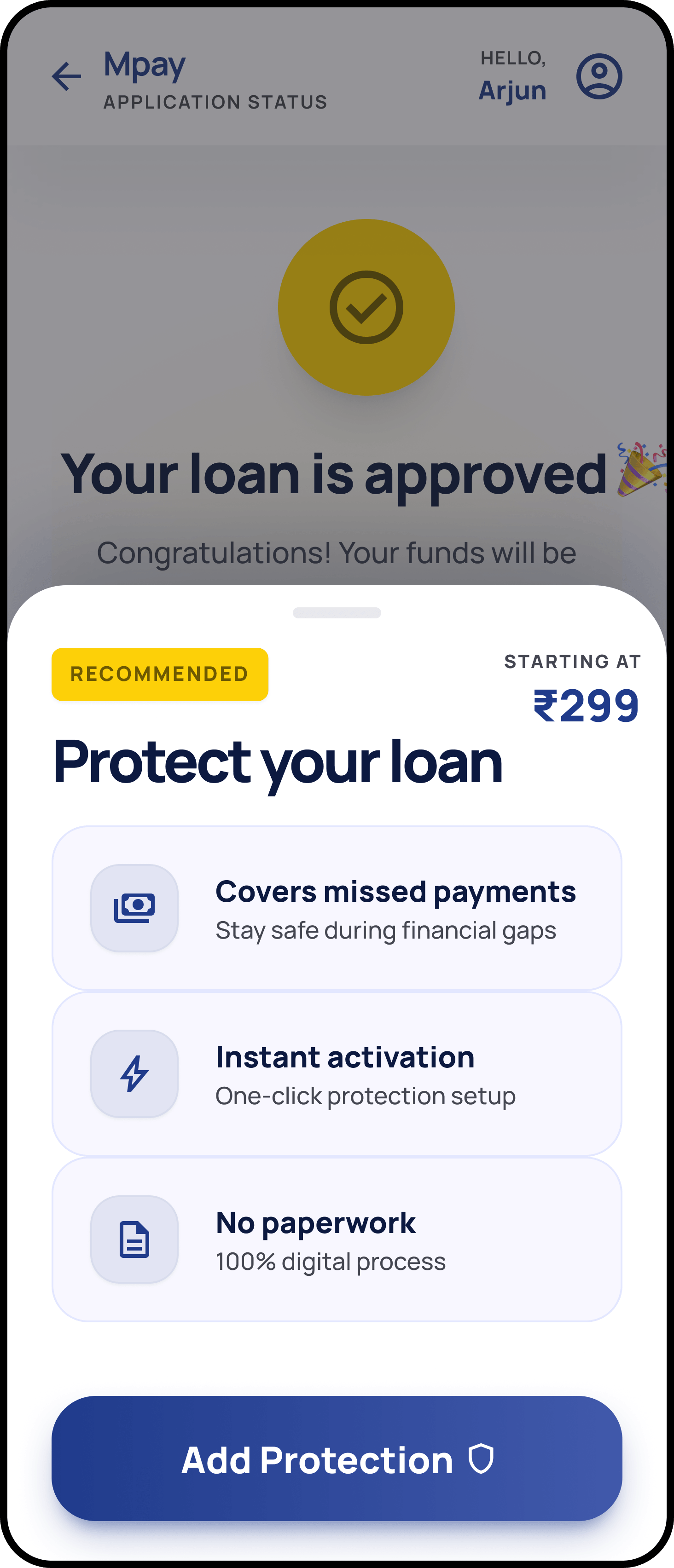 Cross-sell financial products