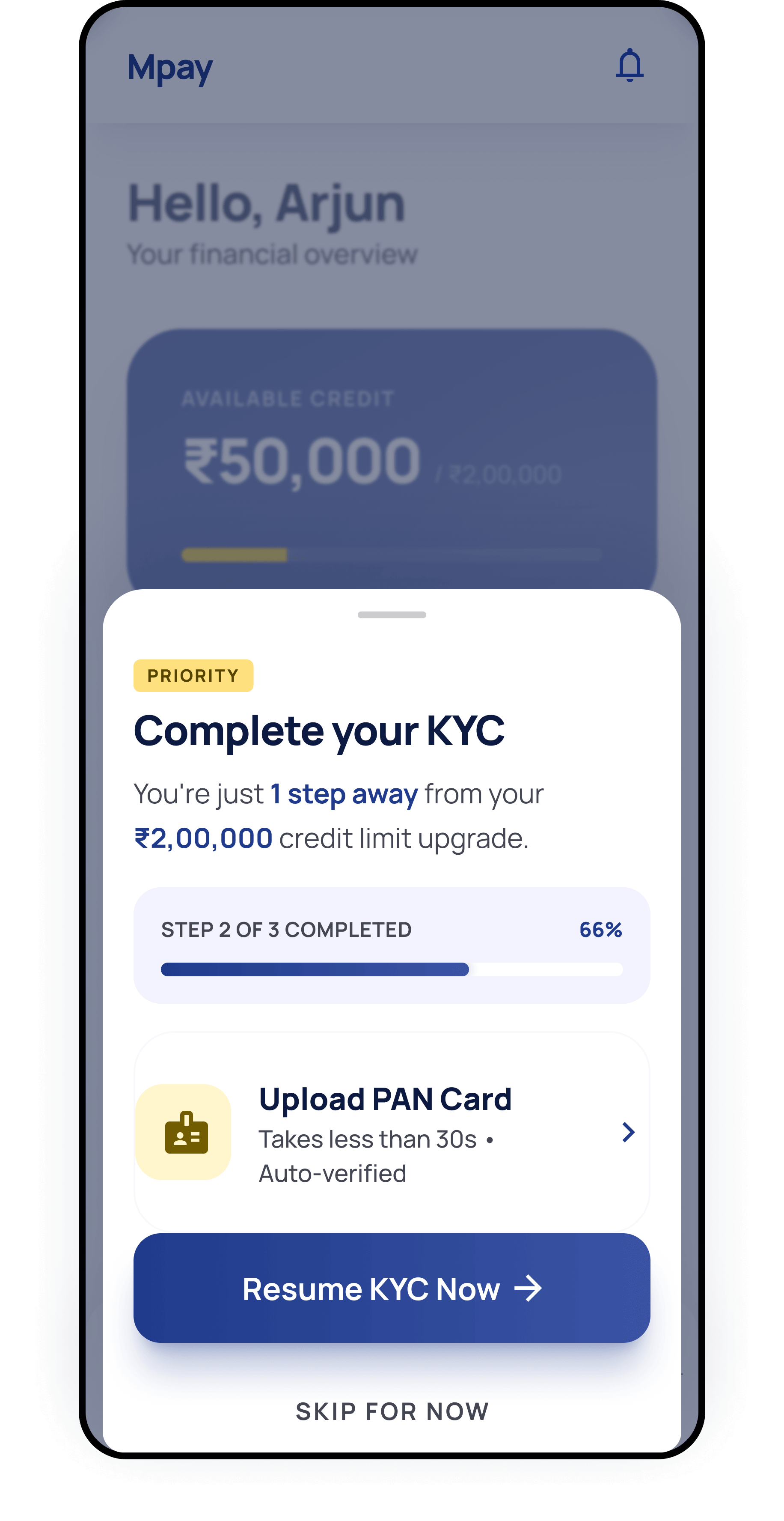 Verification & KYC completion